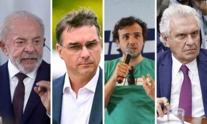 Lula e Flávio Bolsonaro lideram pesquisa para o segundo turno