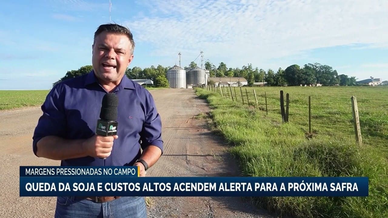 Produtores rurais enfrentam desafios com queda da soja e altos custos