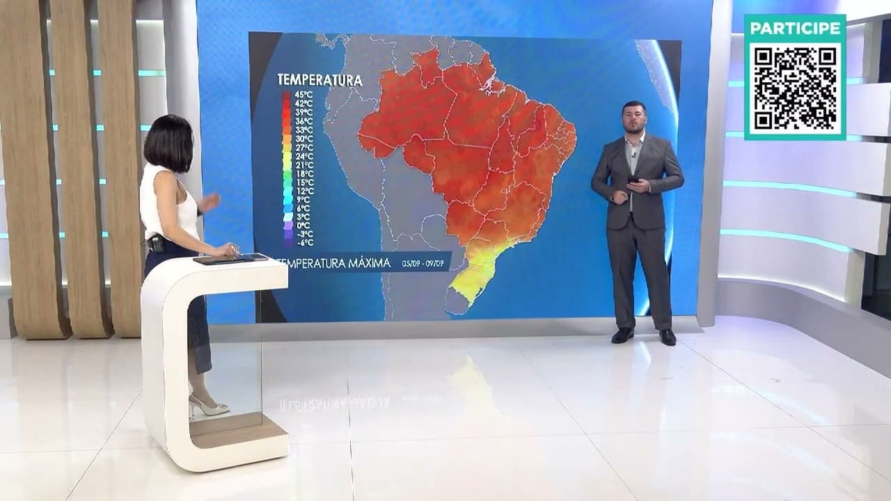 Frente fria provoca queda de temperatura em grande parte do Brasil