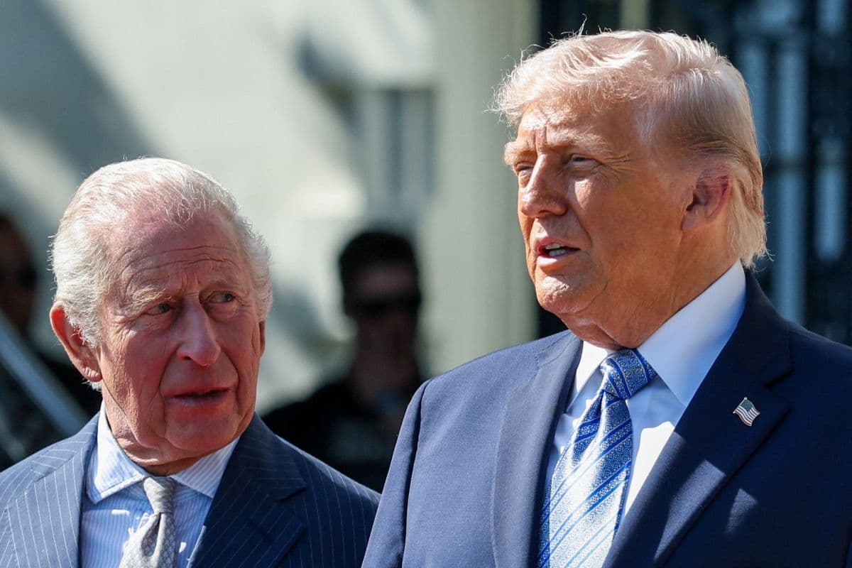 Trump e Charles III concordam sobre armas nucleares do Irã