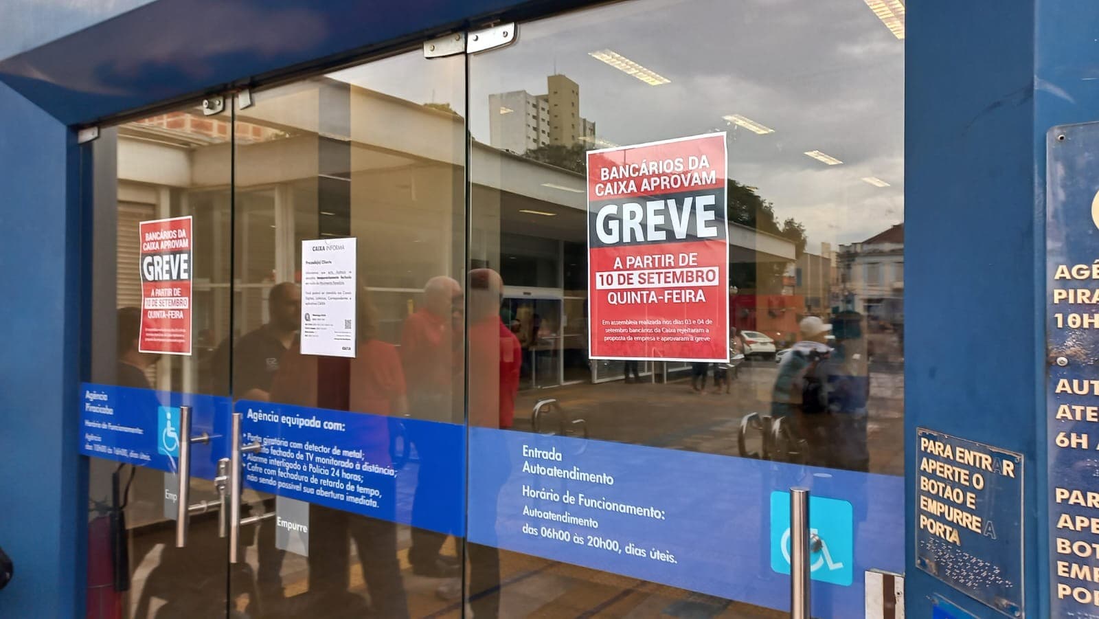 Greve da Caixa: TST determina funcionamento mínimo em agências