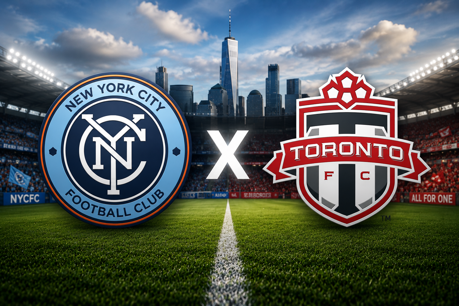 New York City x Toronto FC hoje: onde assistir ao vivo, horário, escalações e análise do duelo pela MLS