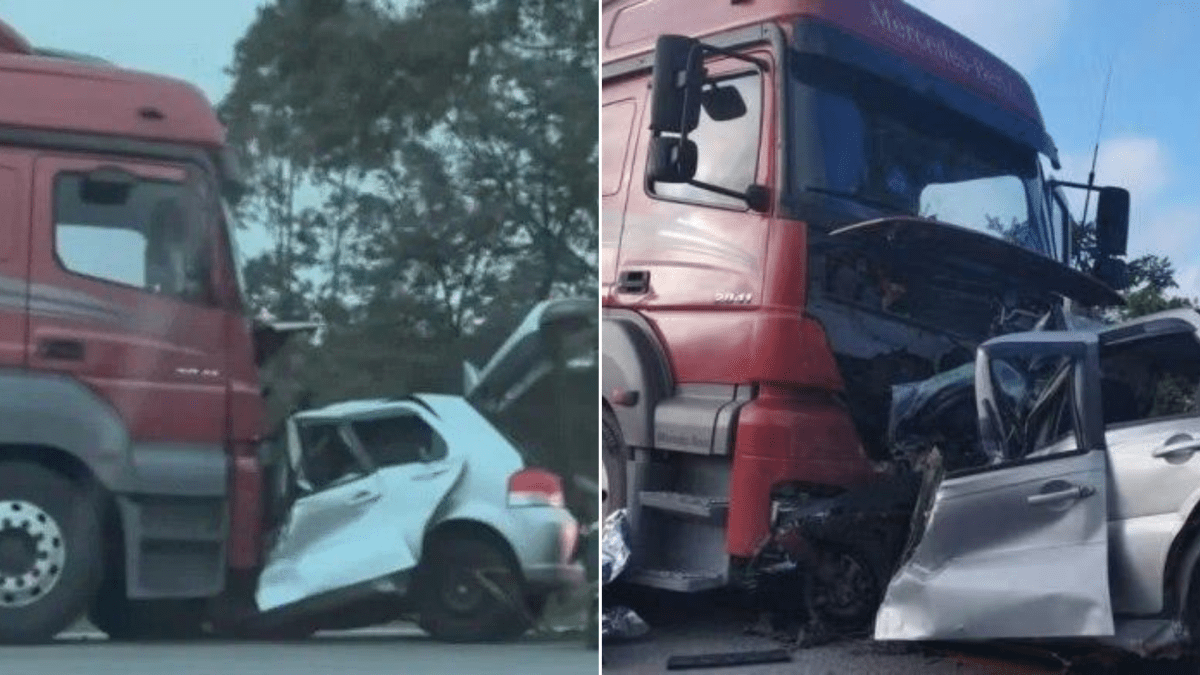Tragédia em Minas: seis mortos em colisão de carro e carreta