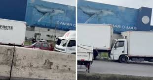 Engavetamento na BR-101 gera congestionamento de quilômetros em Itajaí