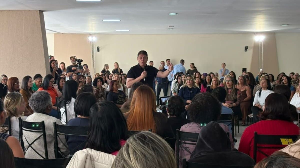 Tarcísio inicia campanha em Osasco destacando pautas femininas