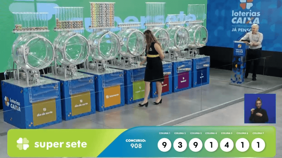 Resultado da Super Sete de hoje: veja as dezenas do concurso 908