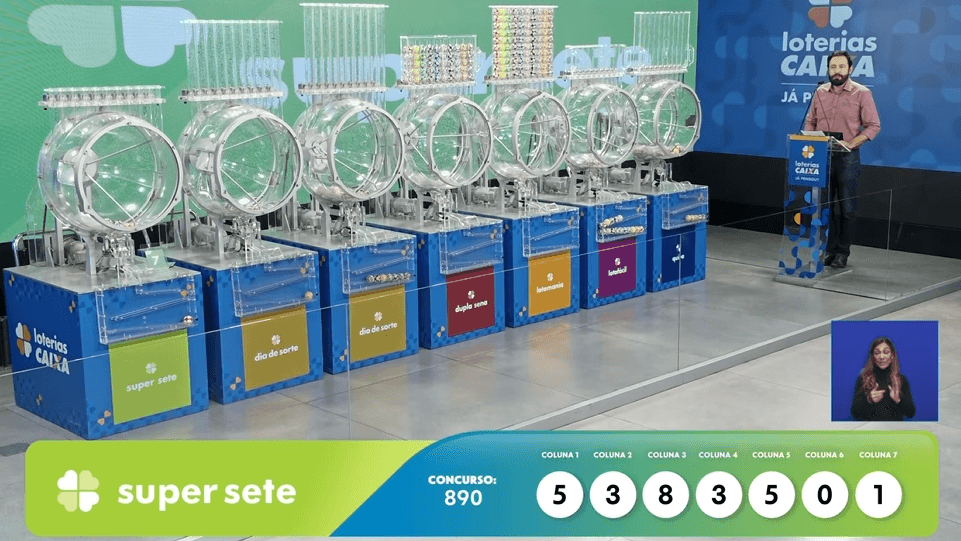 Resultado do Super Sete de hoje: confira os números sorteados no concurso 890