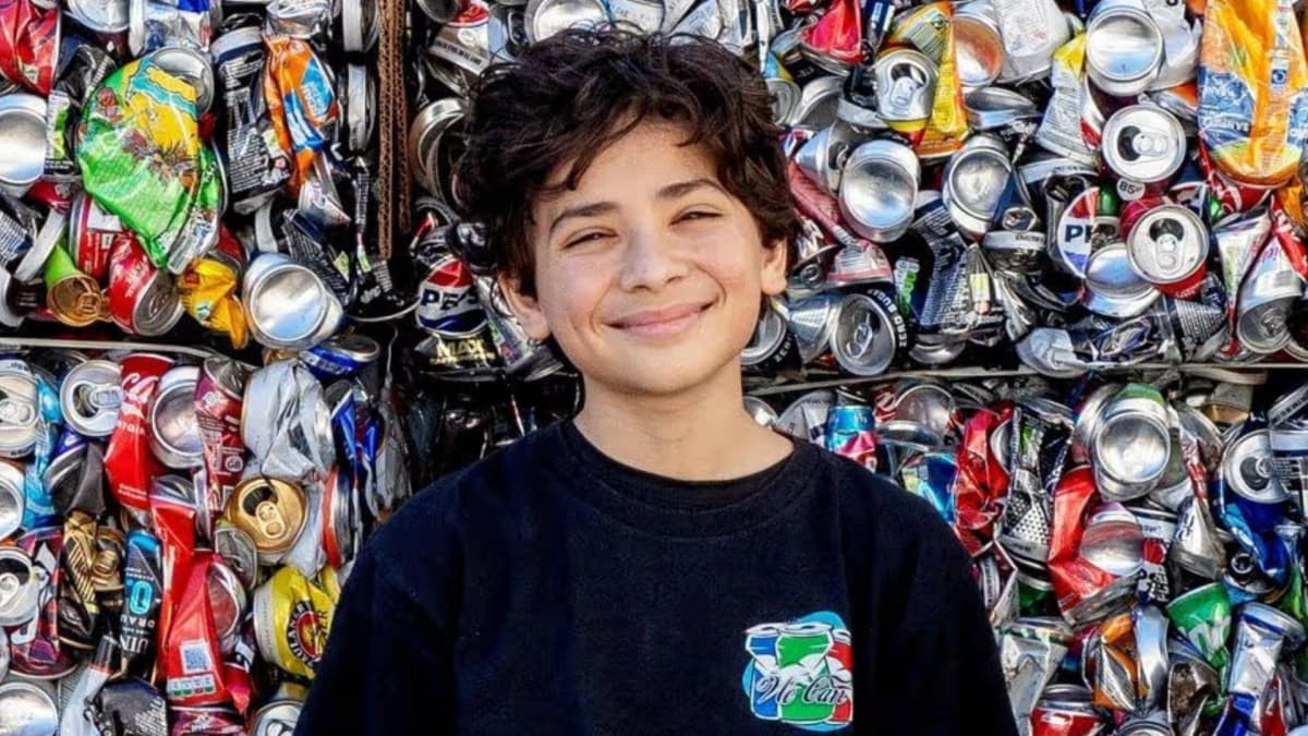 Ryan Hulance recicla 1,5 milhão de latas e protege o meio ambiente