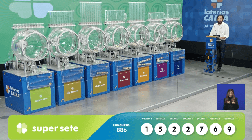 Resultado do Super Sete 886: confira os números sorteados