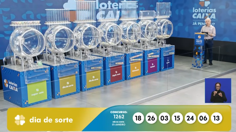 Resultado do Dia de Sorte 1262 hoje (03/08): confira as dezenas sorteadas e o Mês da Sorte