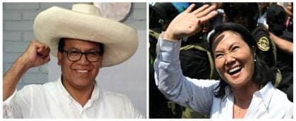 Keiko Fujimori e Roberto Sánchez disputam segundo turno presidencial no Peru