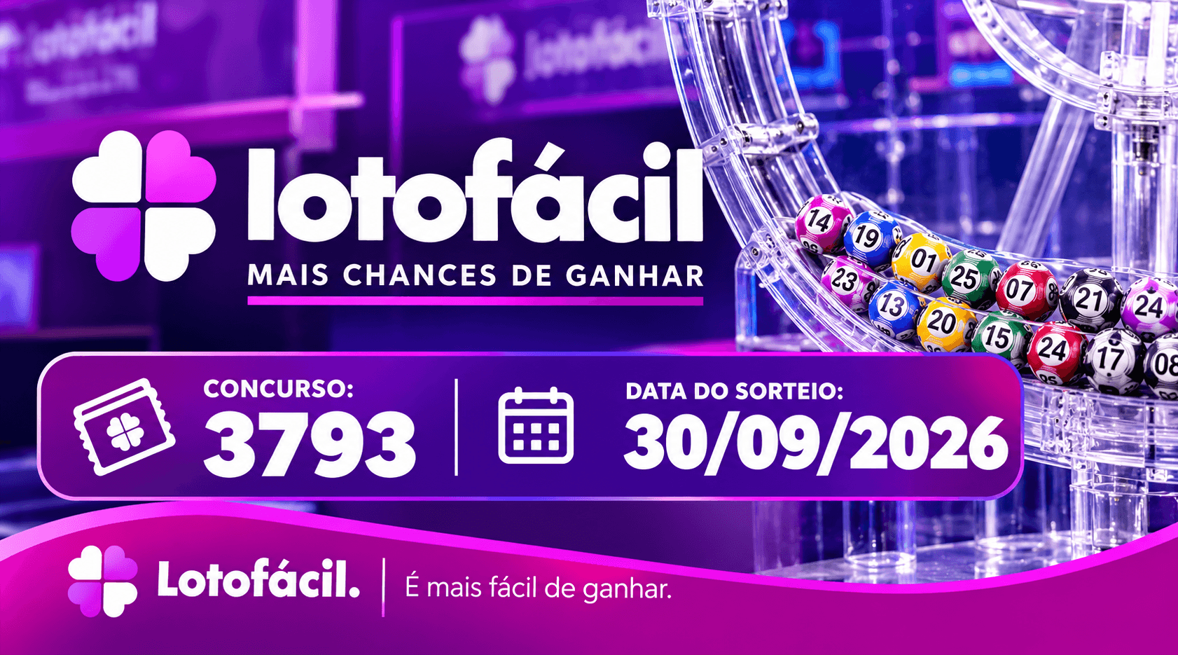 Resultado da Lotofácil de hoje: veja os números sorteados no concurso 3793