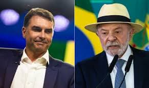 Flávio Bolsonaro e Lula: Disputa acirrada com 42% e 41% nas intenções de voto