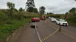 Colisão entre motociclista e carro resulta em fatalidade em SC