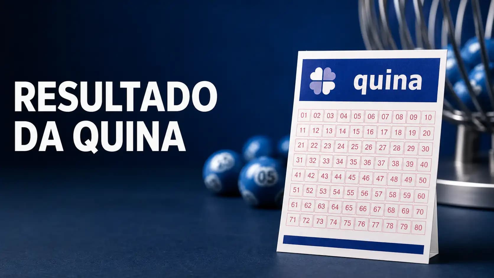 Quina de hoje: veja o resultado e os números sorteados no concurso 7108
