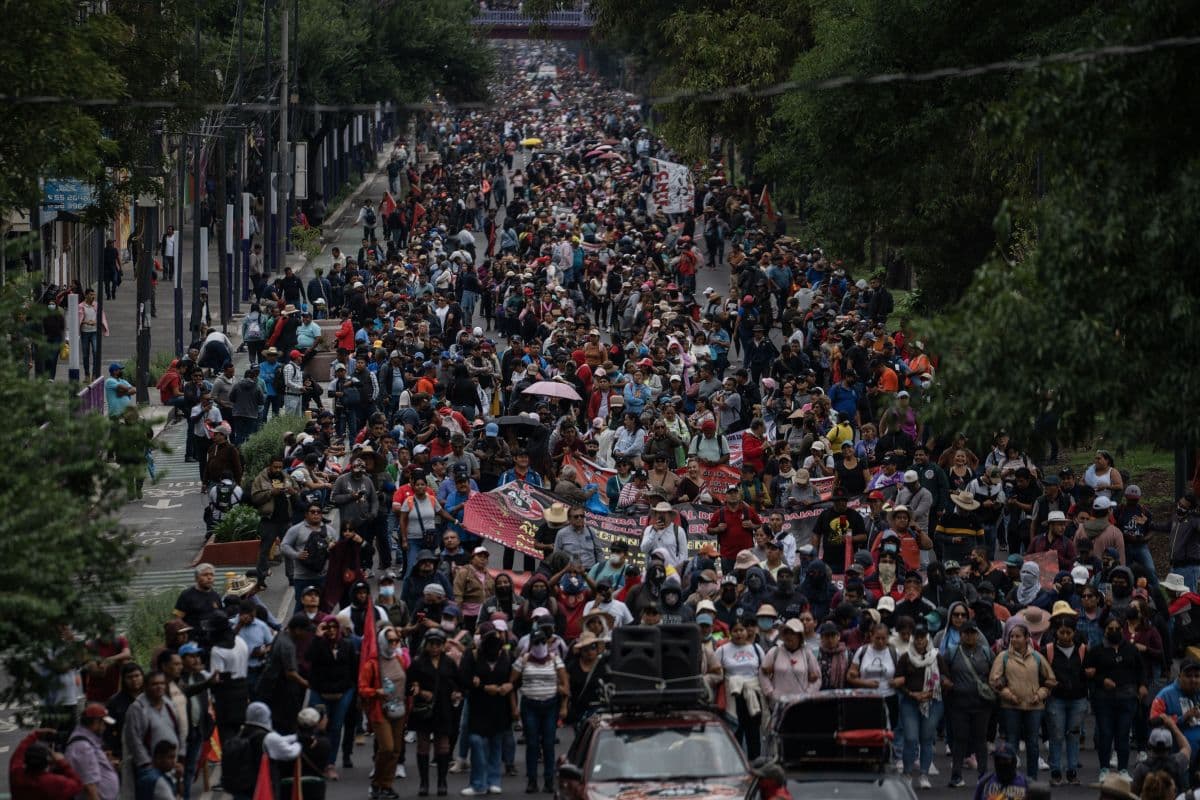 Protestos de professores aumentam pressão sobre governo mexicano