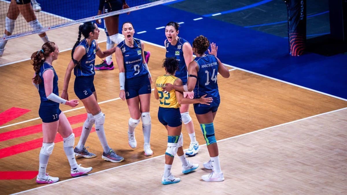 Brasil vence Itália e avança para final da VNL de vôlei feminino
