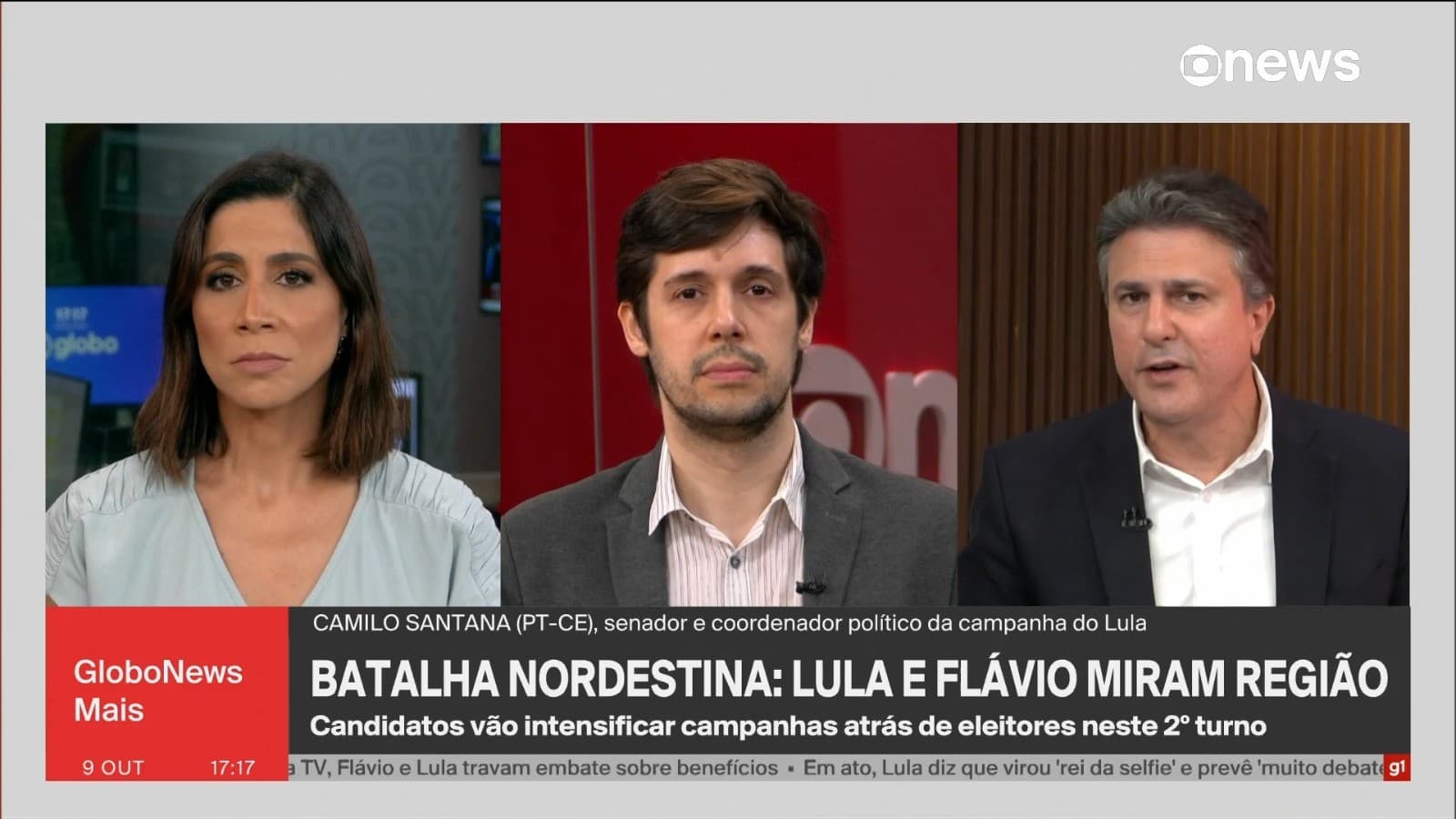 Camilo Santana detalha estratégia de campanha de Lula para recuperar votos