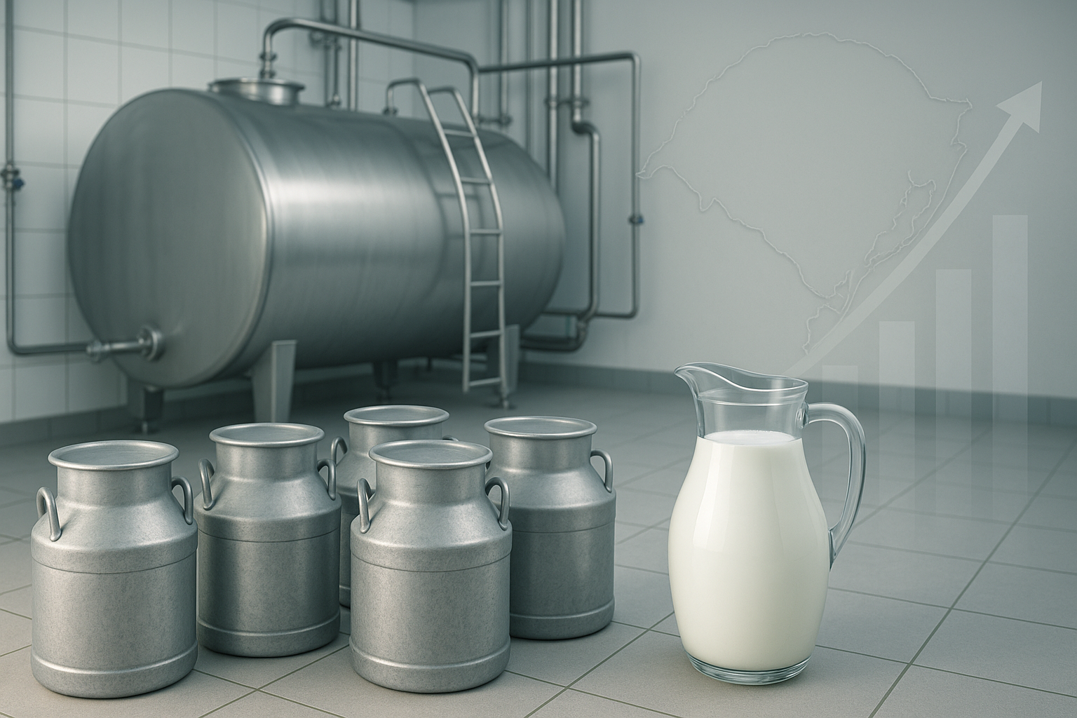 Conseleite-RS eleva preço do leite para R$ 2,53 em abril