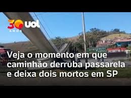 Desabamento em Passarela Impacta Tráfego da Rodovia Fernão Dias