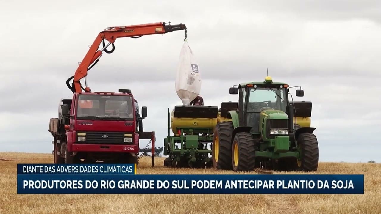 Rio Grande do Sul permite antecipação da semeadura de soja para 15 de setembro