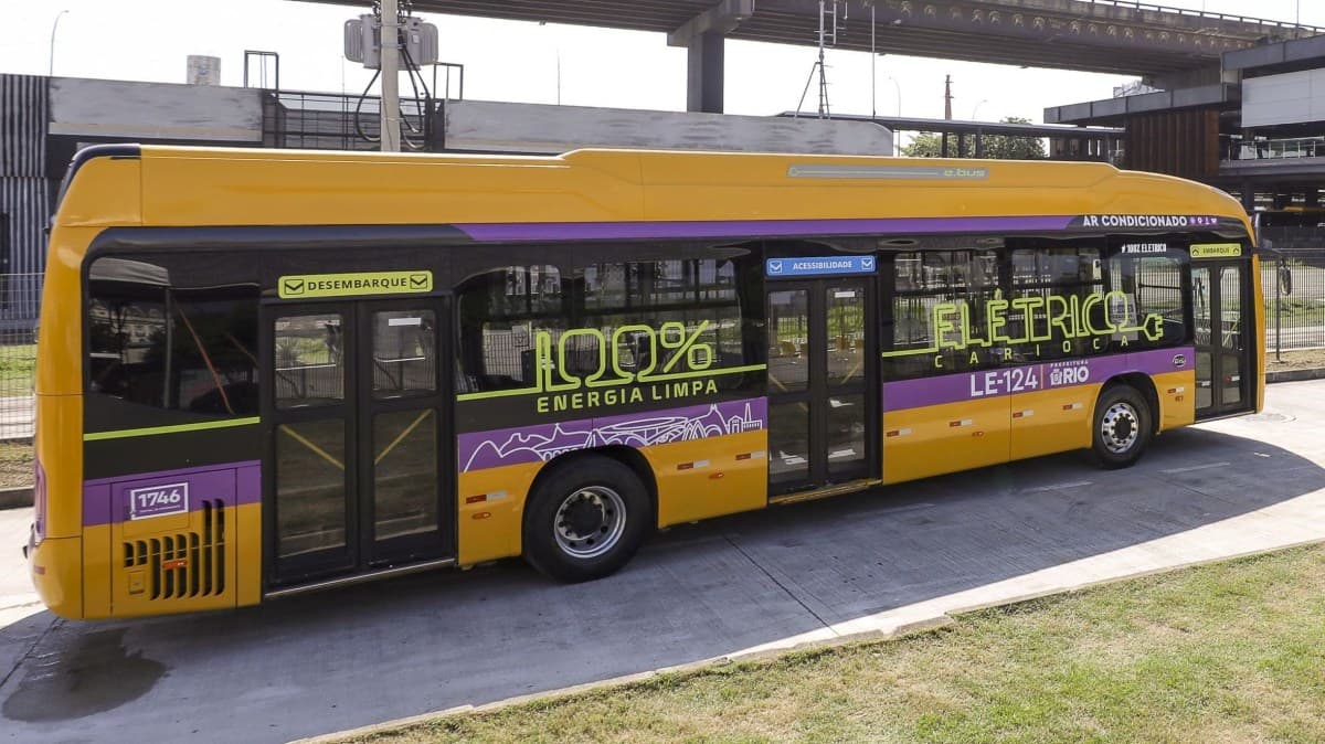 BNDES aprova R$ 329 milhões para eletrificação da frota de ônibus no Rio