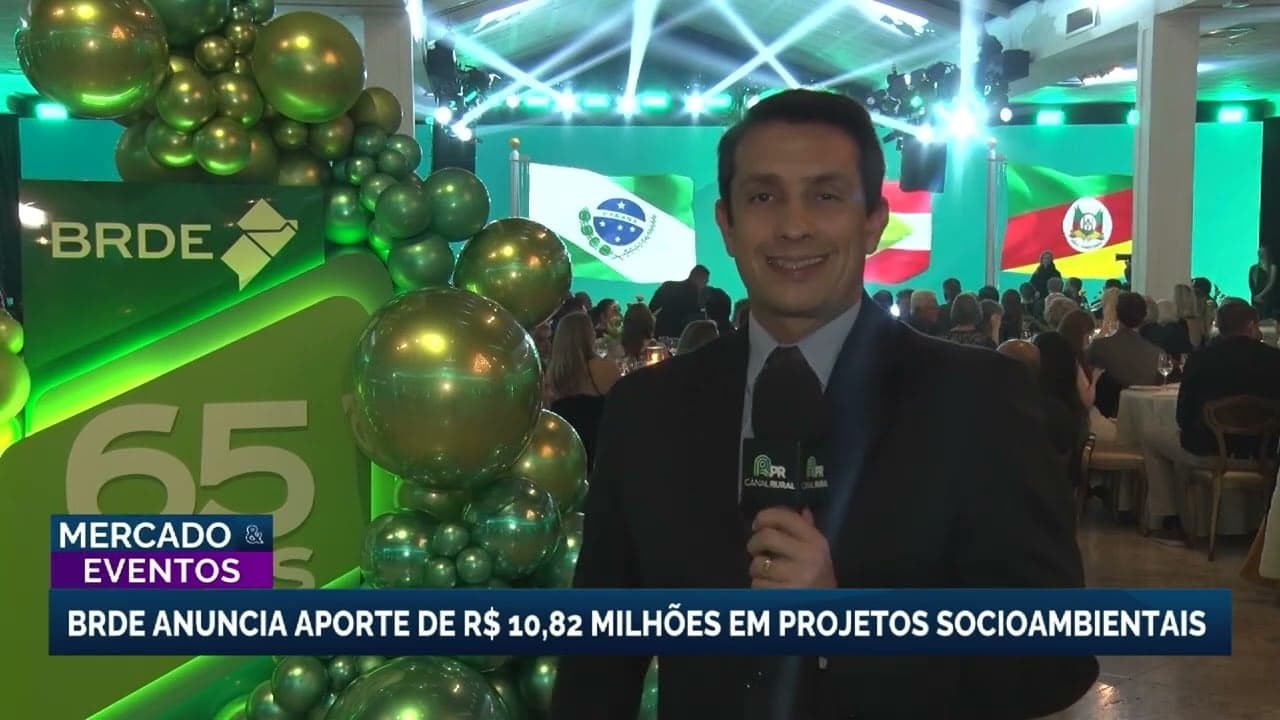 BRDE celebra 65 anos com novo investimento de R$ 10,8 milhões