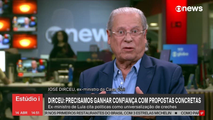 José Dirceu critica Flávio Bolsonaro e defende candidatura de Lula