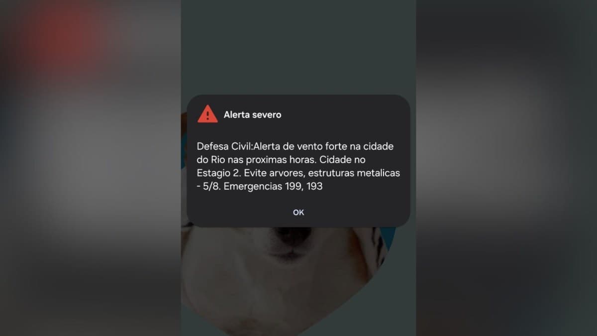 Ventos fortes alertam Rio de Janeiro sobre novo risco climático
