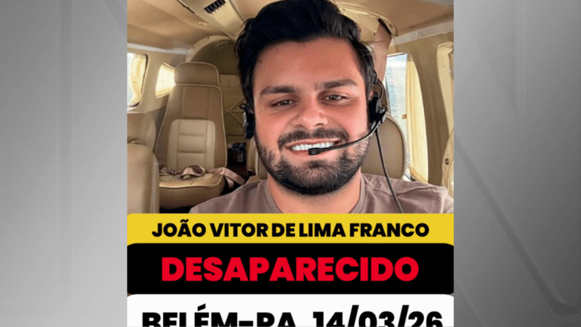Piloto está desaparecido em Belém há 26 dias