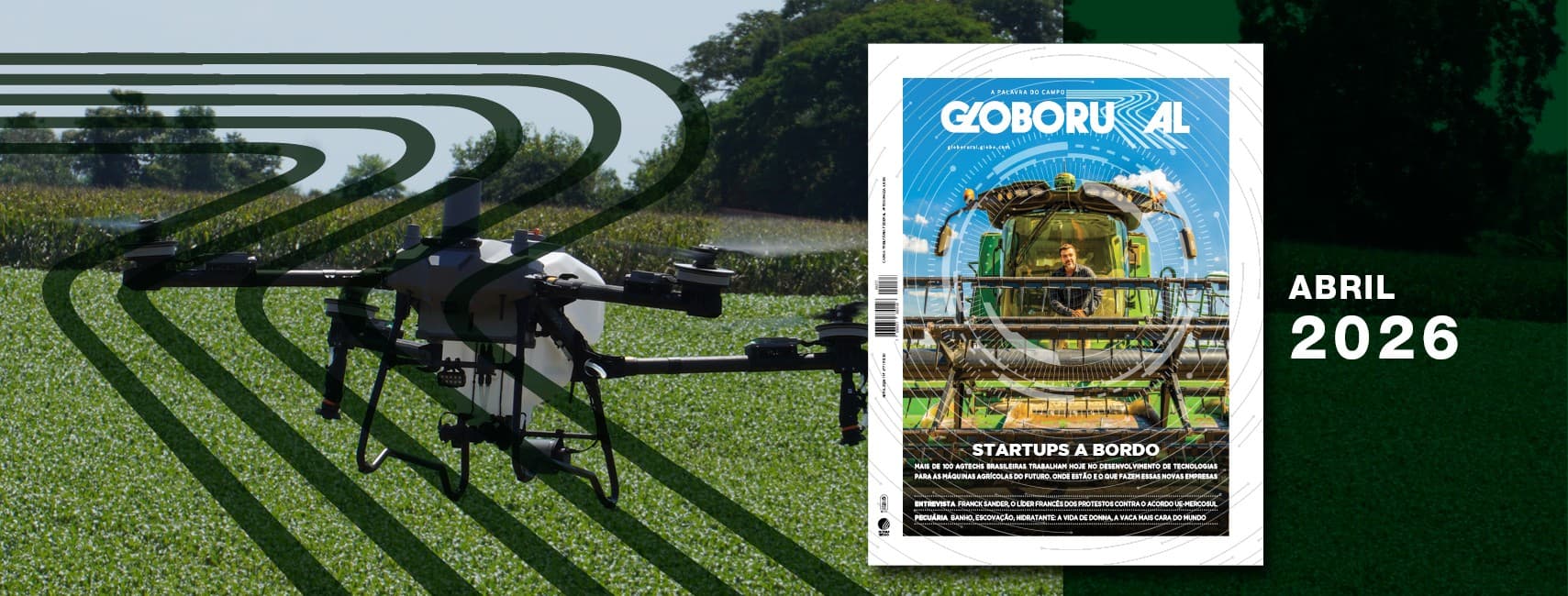Globo Rural destaca integração de agtechs e setor agrícola