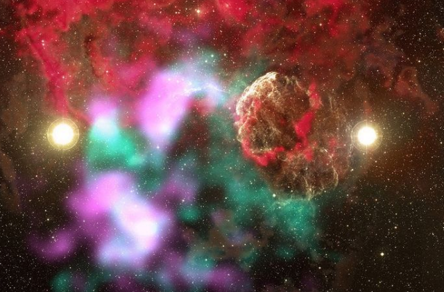 Cientistas revelam supernovas de estrelas massivas em binário