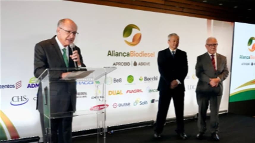 Geraldo Alckmin destaca importância do biodiesel para o Brasil