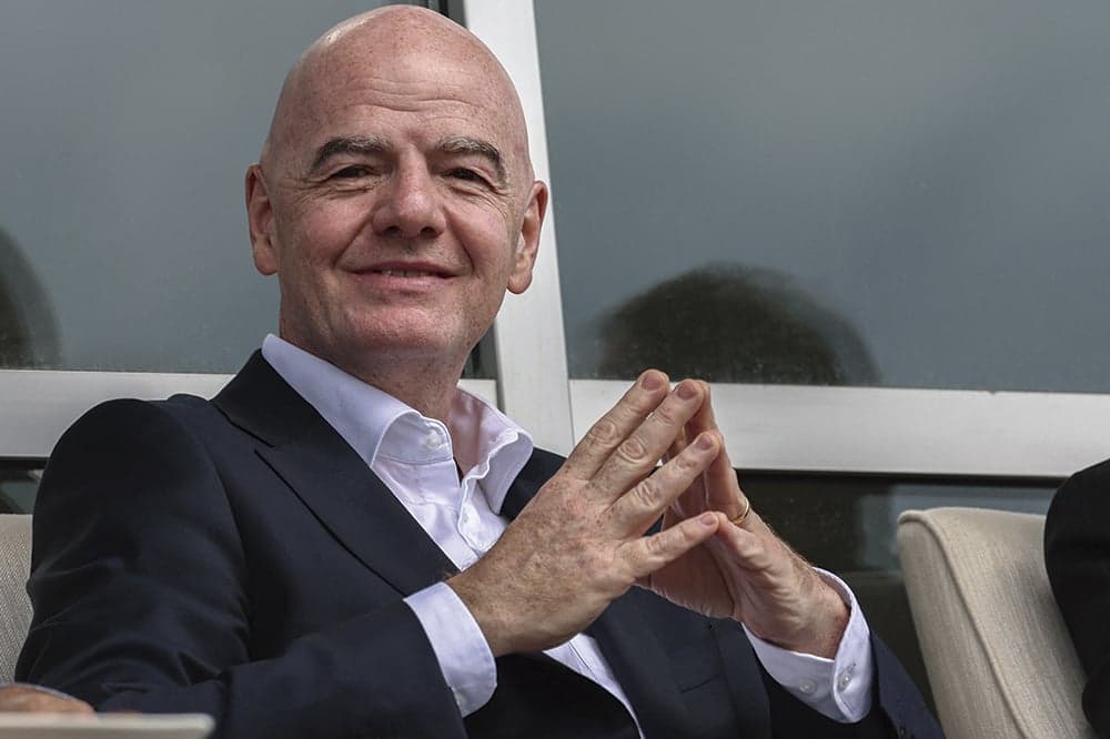 AFC manifesta apoio à reeleição de Gianni Infantino como presidente da FIFA