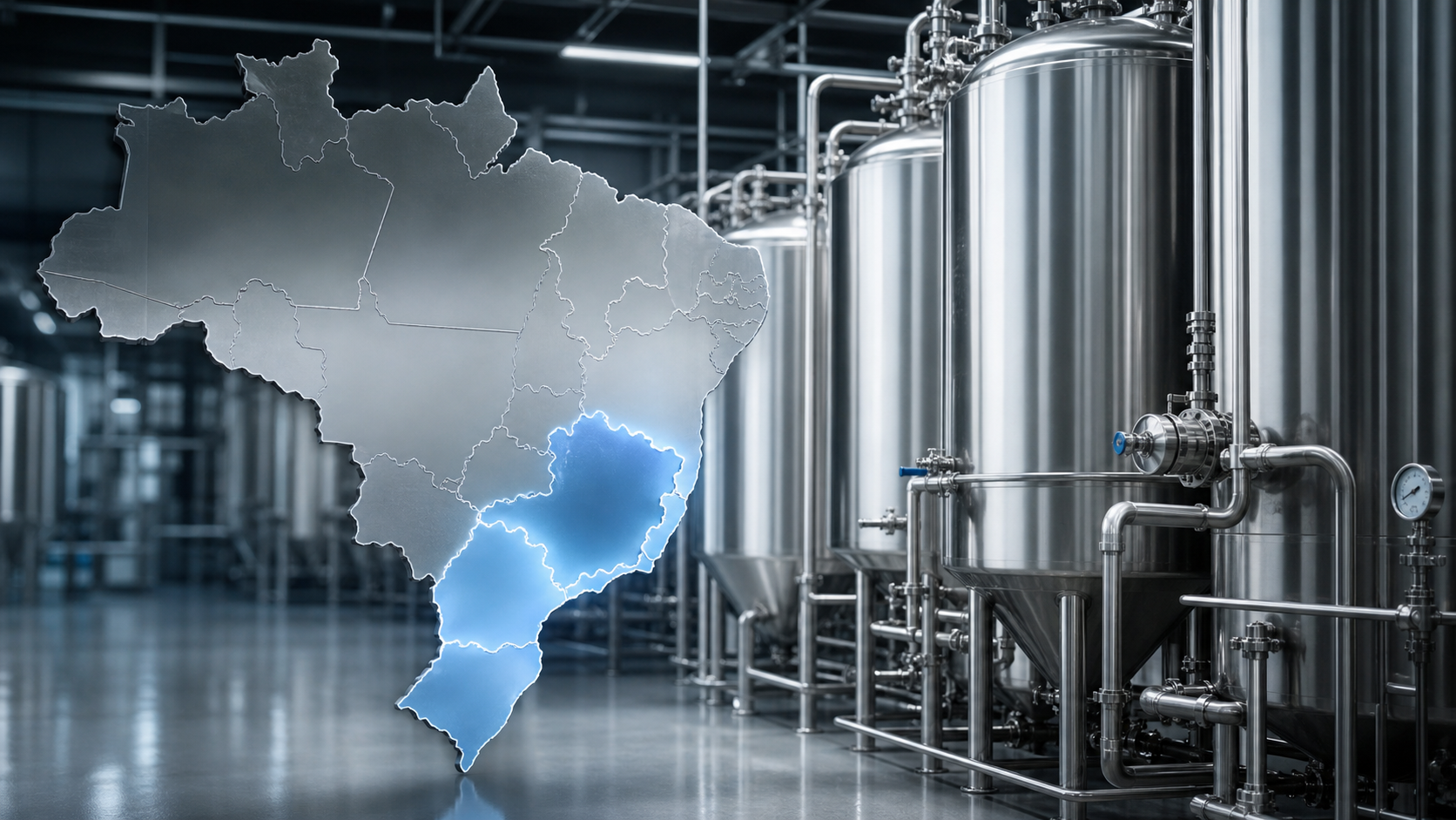 Cervejarias no Brasil se concentram no Sudeste e Sul