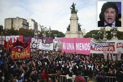 Milei propõe lei para punir falsas denúncias de violência de gênero