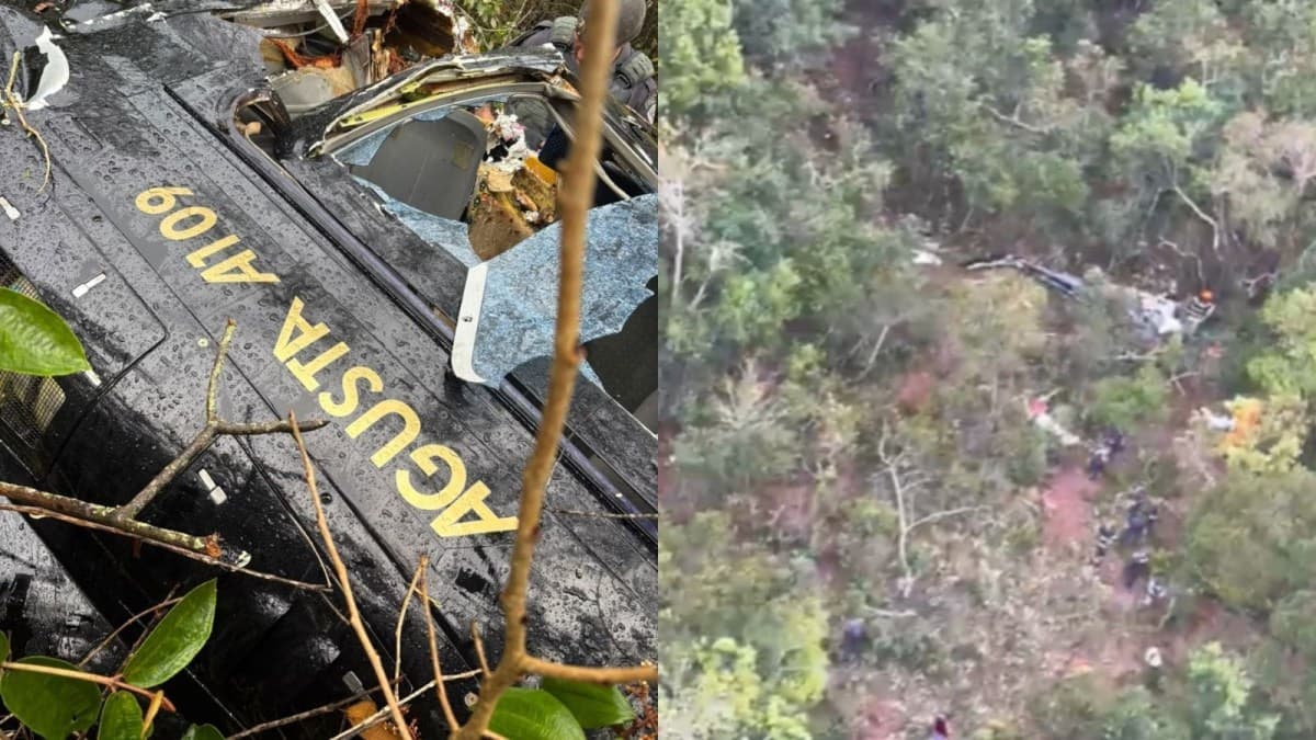 Helicóptero cai em São Paulo; ocupante era foragido da Justiça