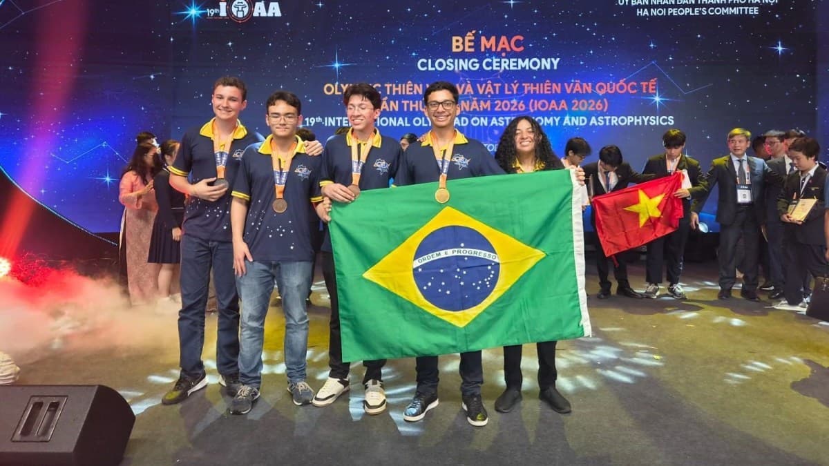 Brasil brilha na Olimpíada Internacional de Astronomia e Astrofísica