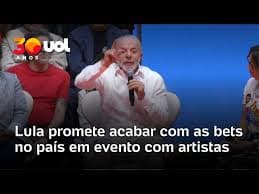 Lula promete eliminar as bets no Brasil em evento com artistas