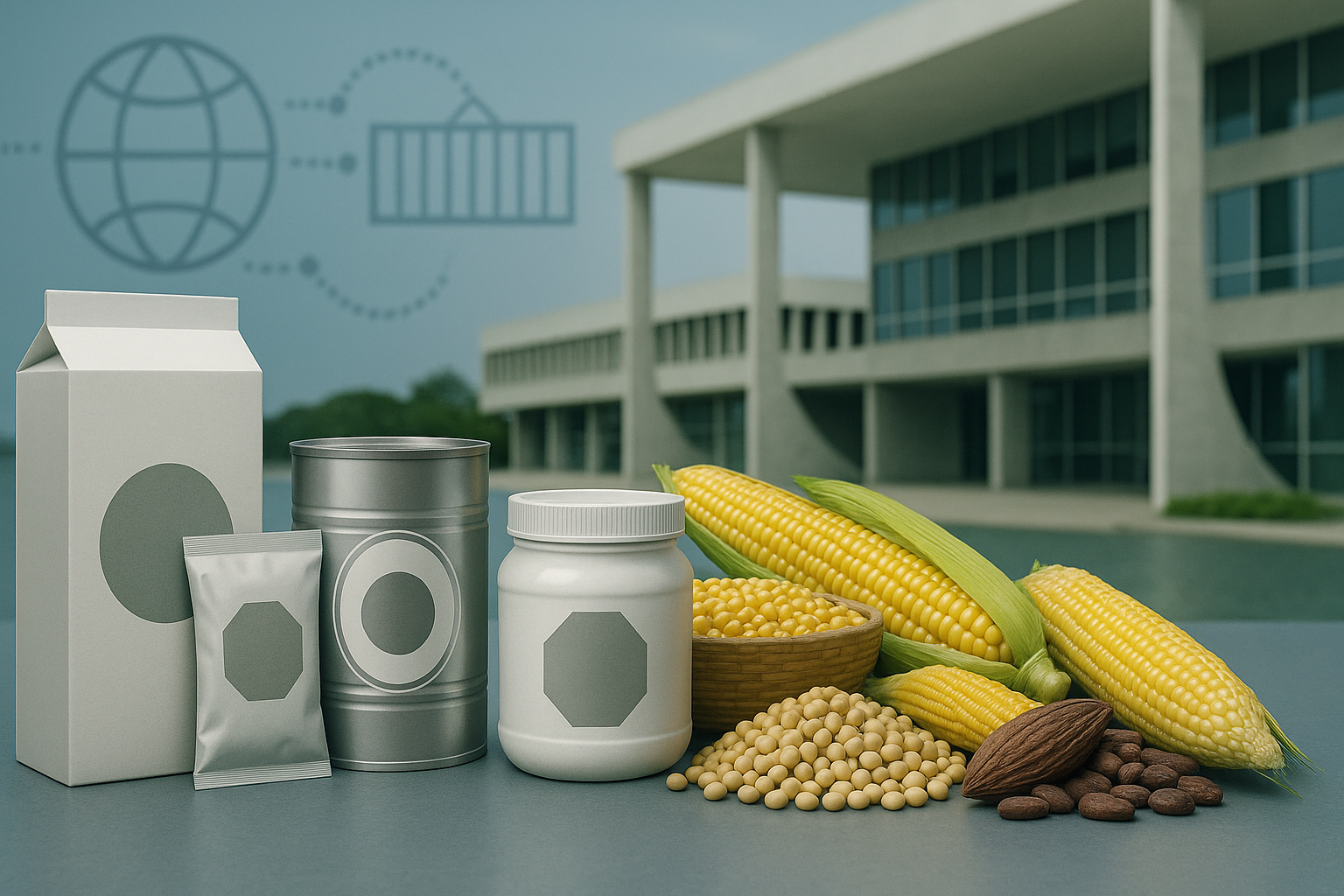 Ministro André de Paula discute indústria alimentícia com ABIA