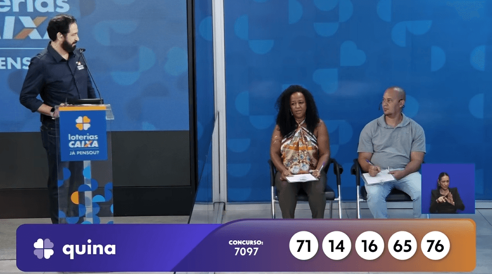 Quina 7097: confira os números sorteados