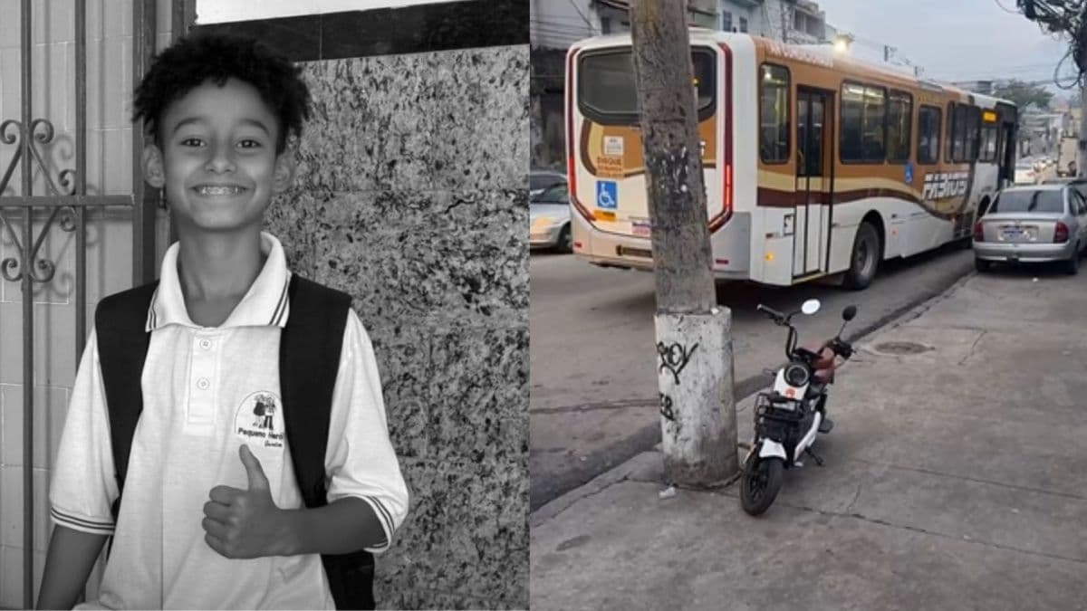 Criança de 9 anos morre em acidente com ônibus no Rio
