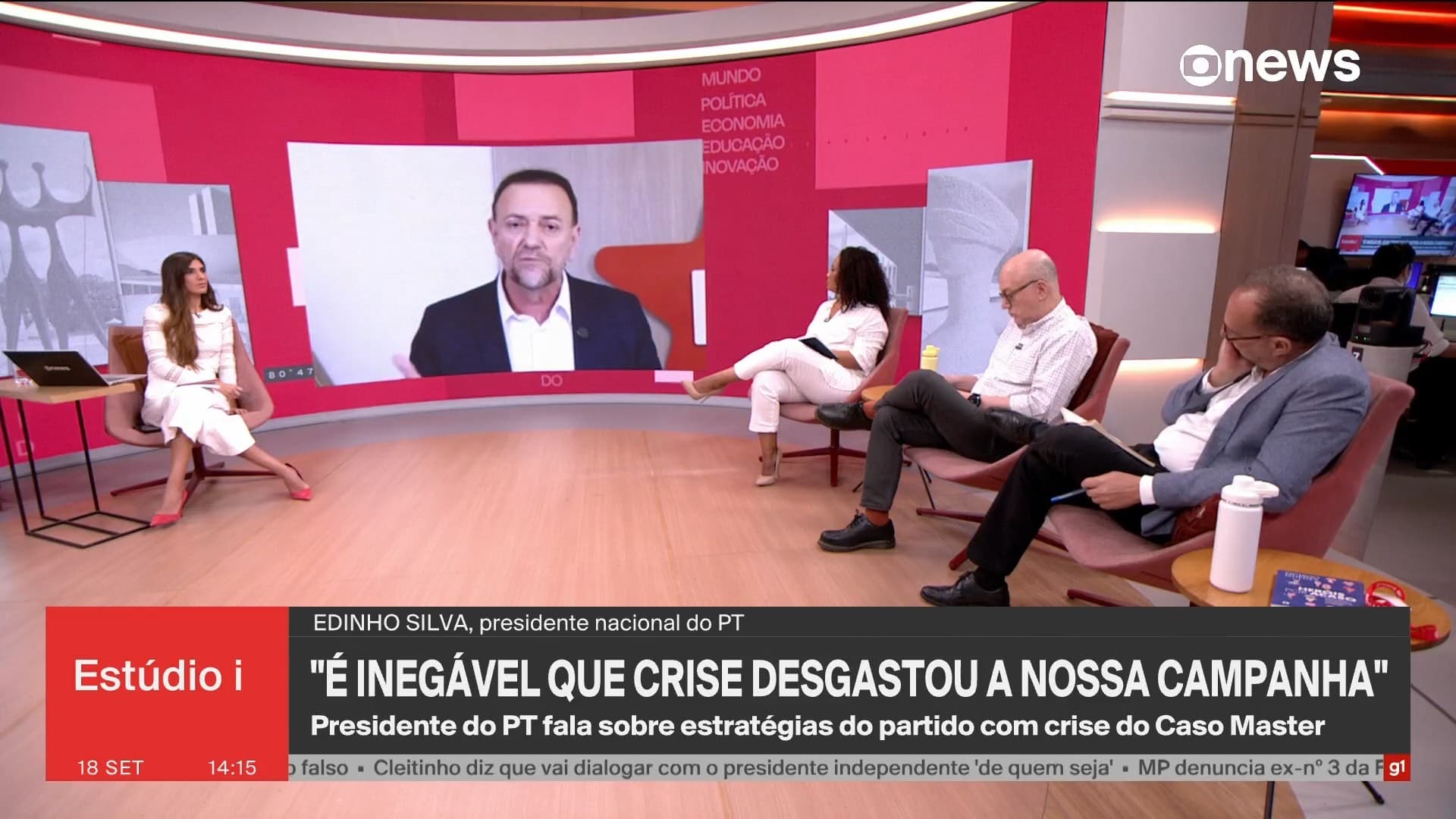 Edinho Silva reconhece impacto da crise do STF na reeleição de Lula