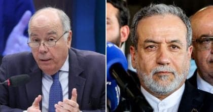 Mauro Vieira discute situação do Irã com chanceler Abbas Araghchi