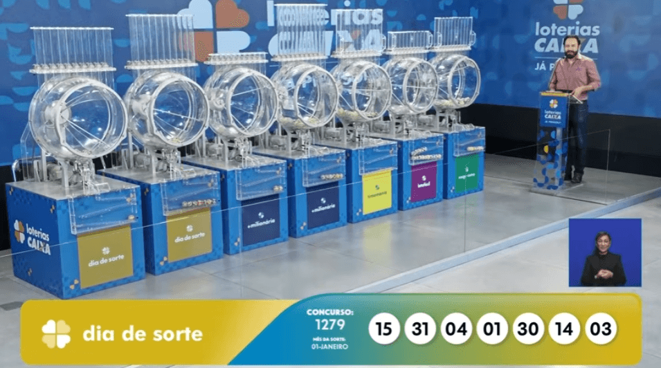 Resultado do Dia de Sorte hoje: confira os números sorteados no concurso 1279
