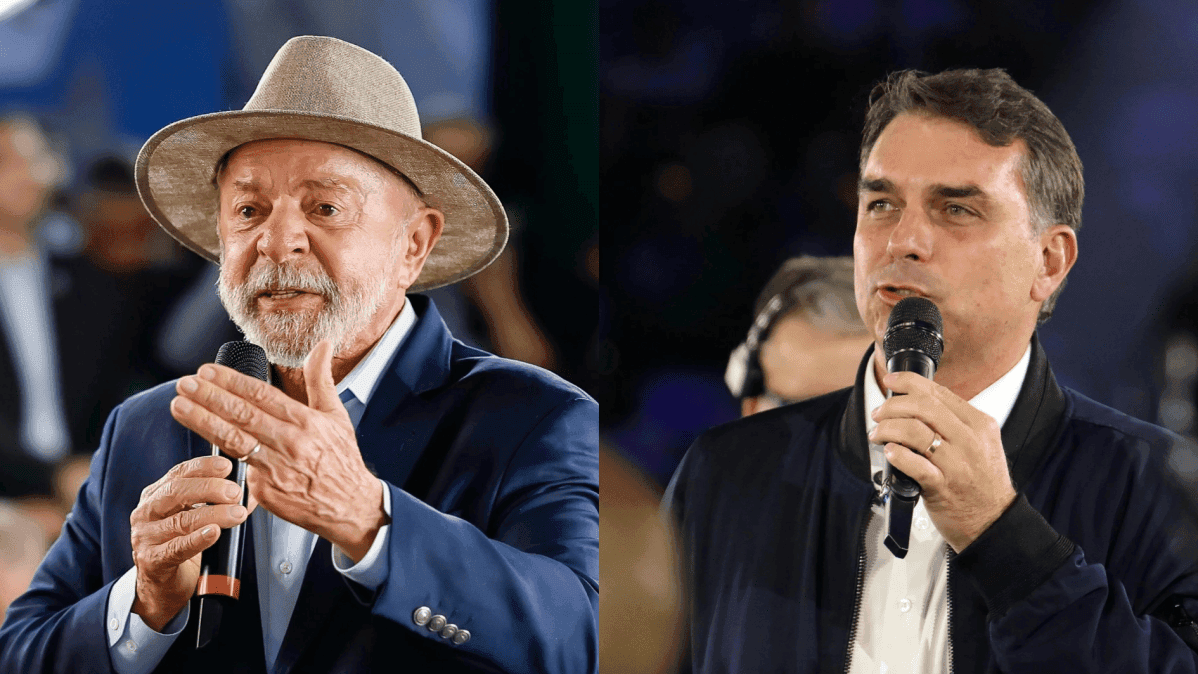 Pesquisa aponta rejeição de 53% a Lula e 42% a Flávio Bolsonaro