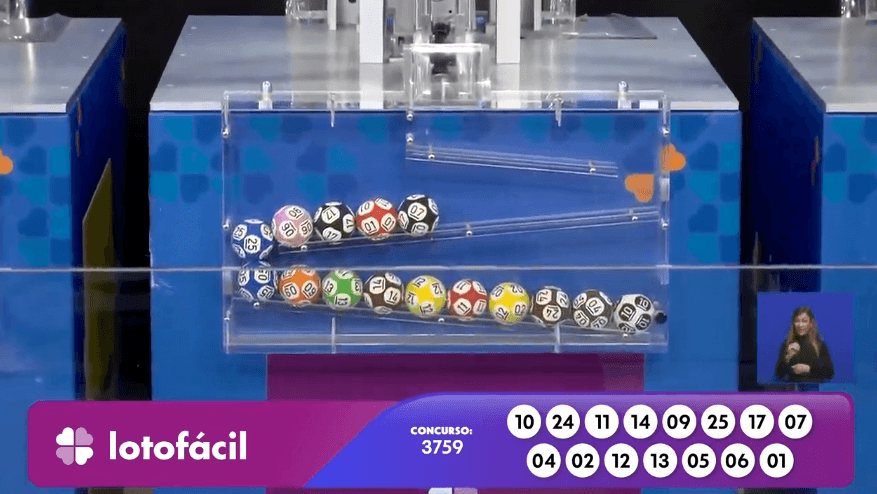 Resultado Lotofácil 3759: confira os 15 números sorteados nesta terça-feira (11)