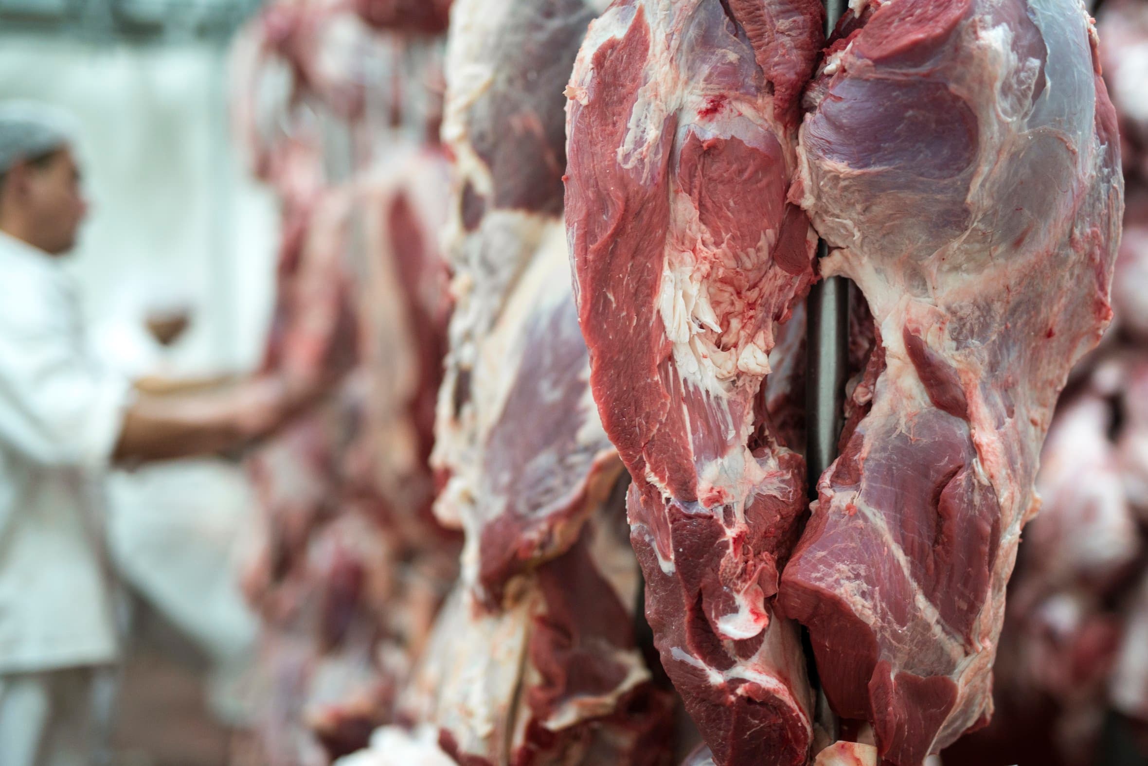 Exportações de carne bovina do Brasil caem pela metade para a China