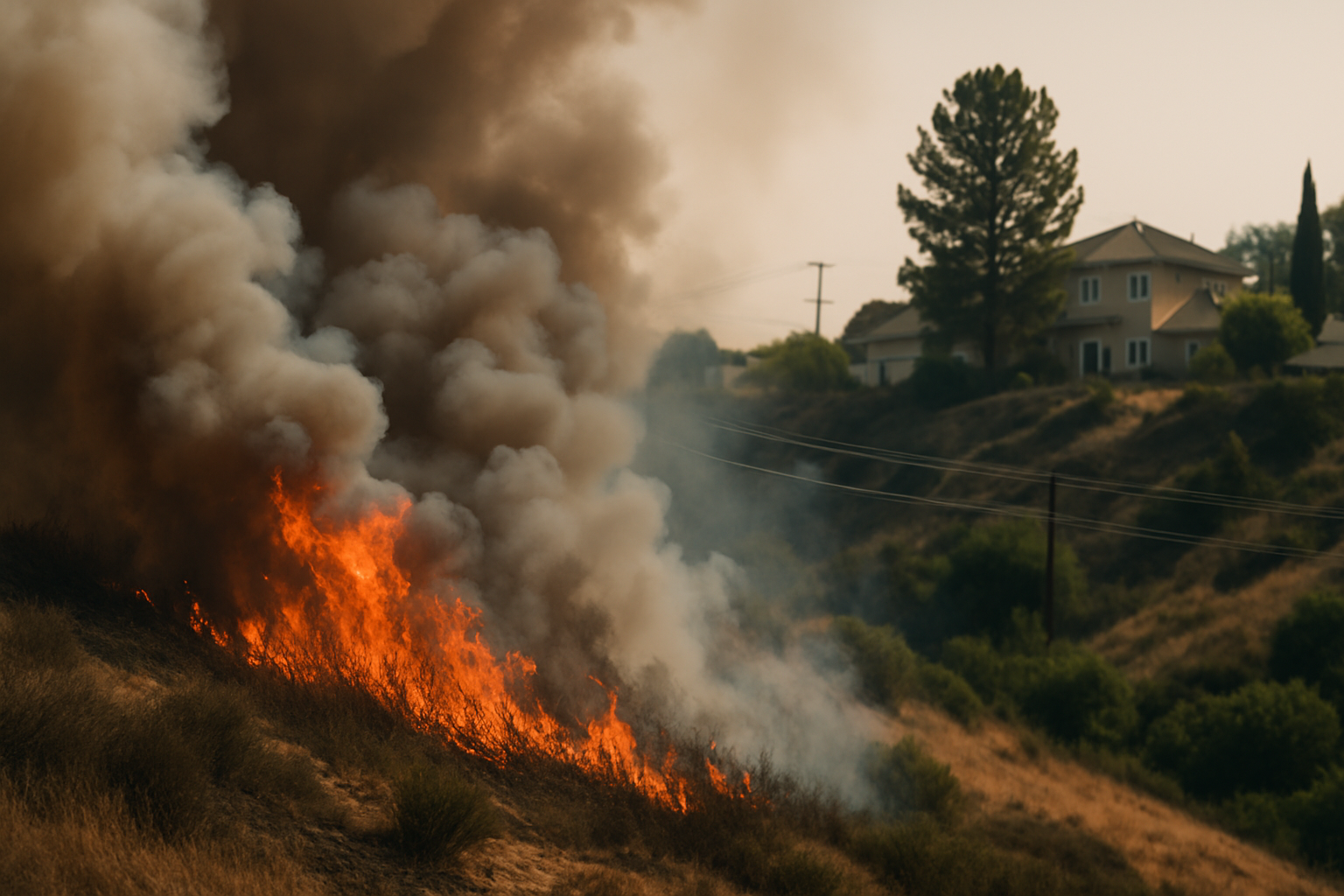 Incêndio Sandy devasta Simi Valley com 5 mil km² consumidos