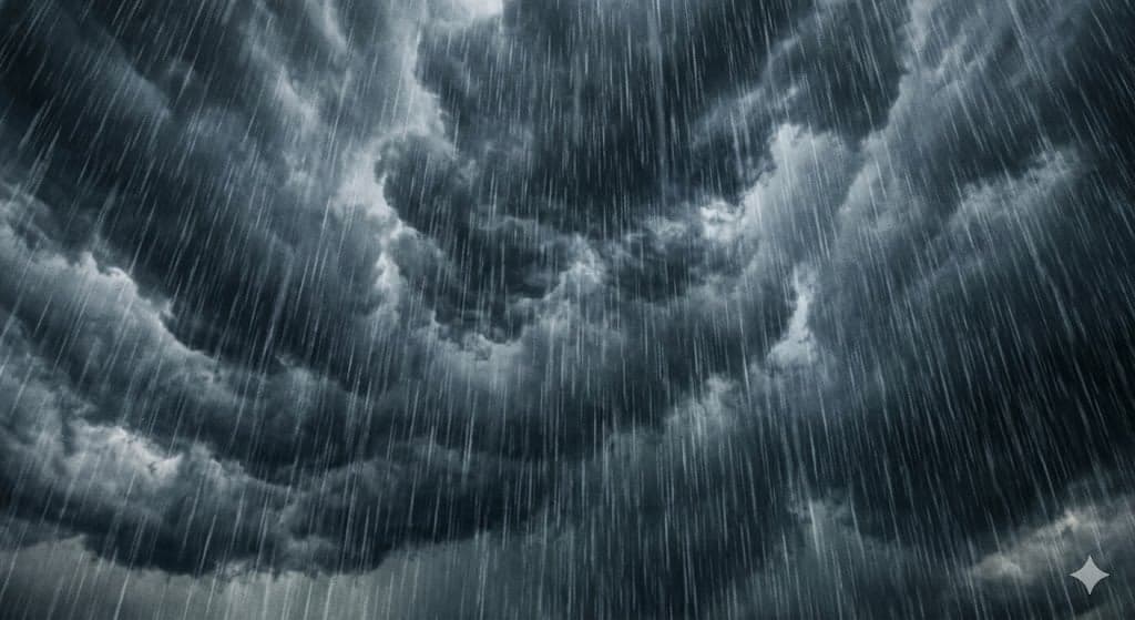 Chuva forte e risco de temporais no Sul do Brasil